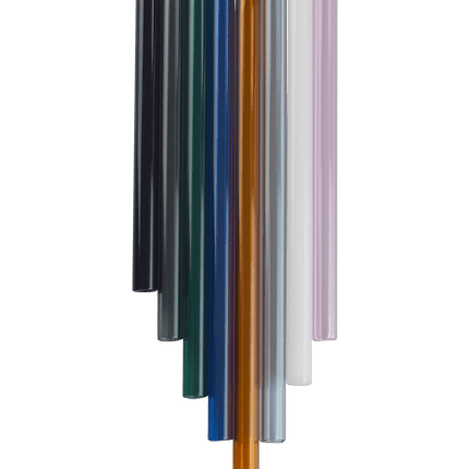 These are Colorful Glass Smoothie Straws by Biting Glass available at Handmade Glass Co. Featuring a 12mm diameter these wide straws are perfect for smoothies, milkshakes and thick beverages.