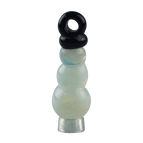 Ghost & White Frit (w/ Black Hat)