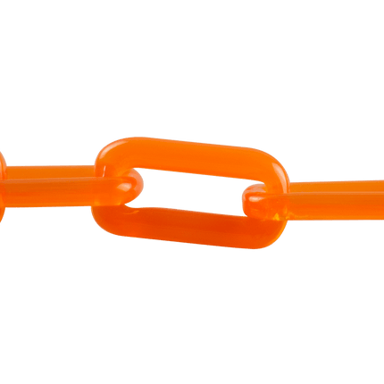 This is the Hot Sauce Glass Choker Chain by Technicolor Tony available at Handmade Glass Co. Handmade in Denver, Colorado this unique glass chain features subtle details for a statement jewelry piece.