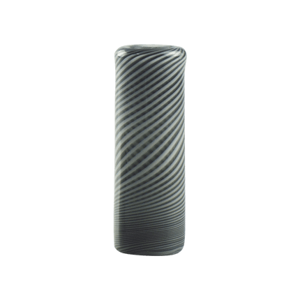 These are Vortex Glass Beads by Technicolor Tony available at Handmade Glass Co. Featuring swirling black and white glass these are great as jewelry or just to show your support for local artists. 